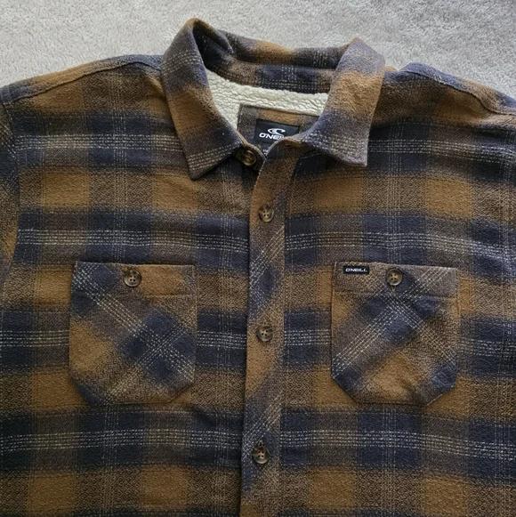 O'Neill Redmond Sherpa Jacket, Men's Size XL, GUC - Dark Khaki - Picture 7 of 11